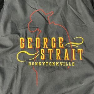 🔥2003 VINTAGE George Strait Honkytonkville USA Country Music Western Jacket XL